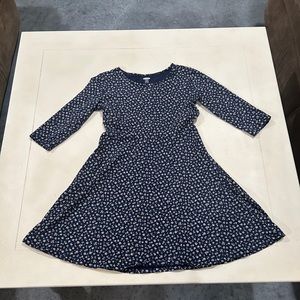 Old Navy blue with white flowers dress. Size 10/12